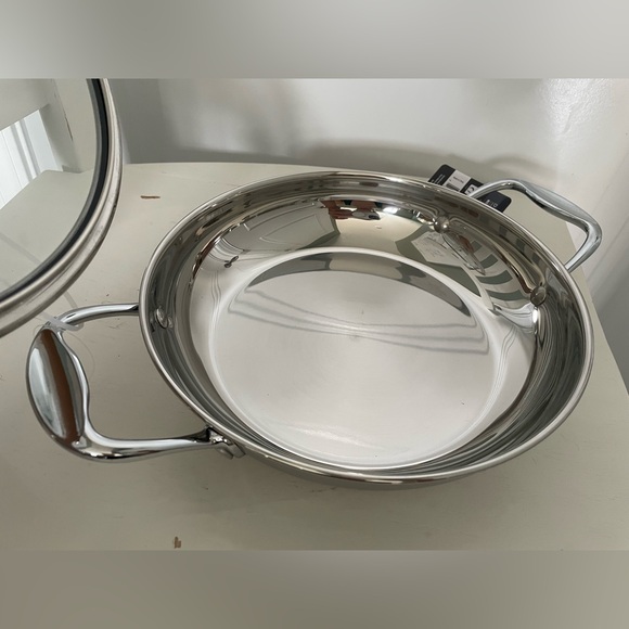 David Burke 9.5” Everyday Pan Stainless Steel W Lid Splendor Series Up To 500F - Picture 11 of 16